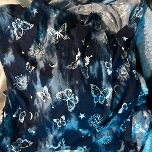 Matching ok set blue butterfly